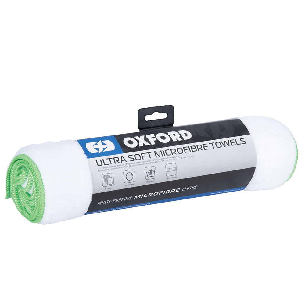Oxford ULTRA SOFT MICROFIBRE TOWLES 6 PACK